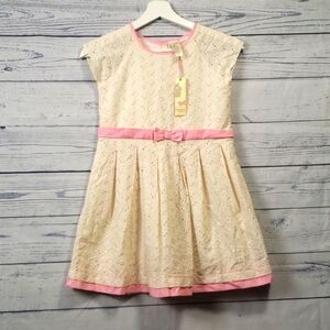 Strawberry faire eyelet girls dress size 8 NWT